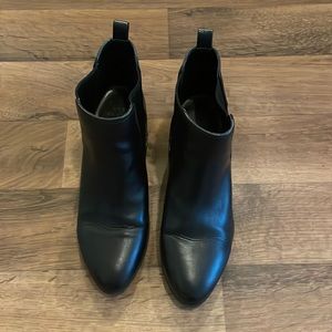 Black booties size 7.5